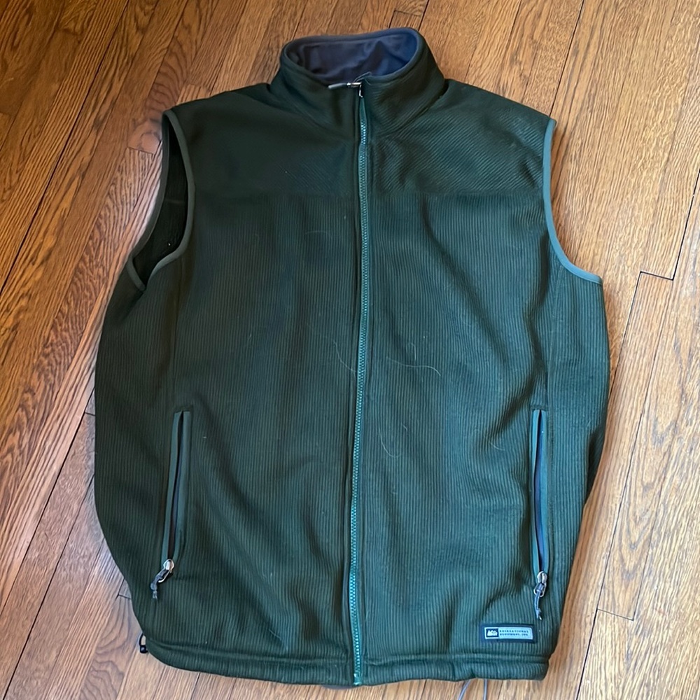 REI Fleece Vest - XL - Forest Green